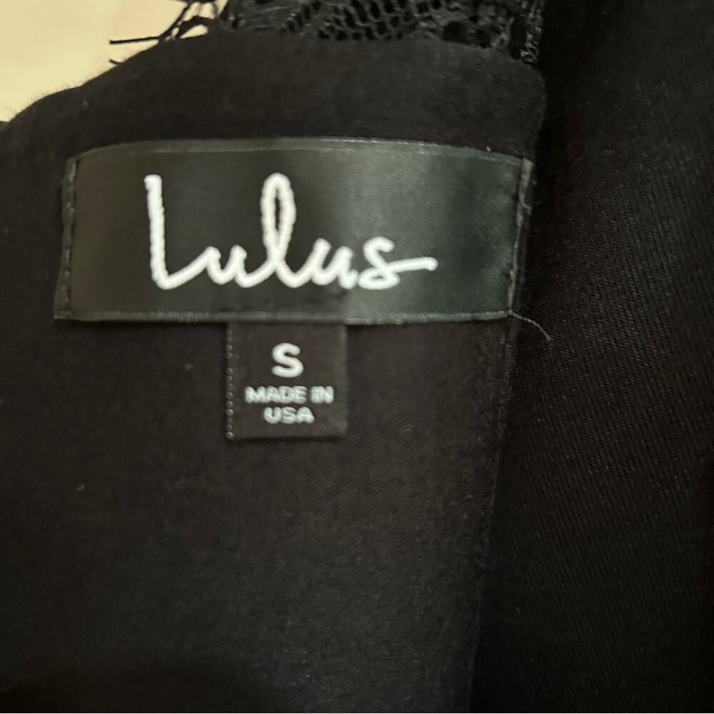 NWT Lulus Black Bodycon Mini Dress - Picture 3 of 7